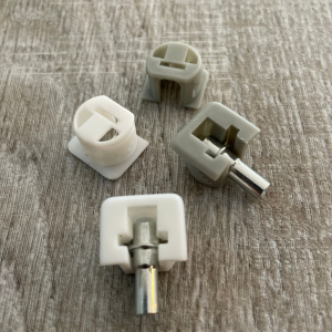 Soporte entrepaños empotrado, FLIPPER gris claro 15mm