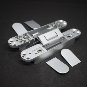 Bisagra oculta 40K con tapas, 3D Plateada