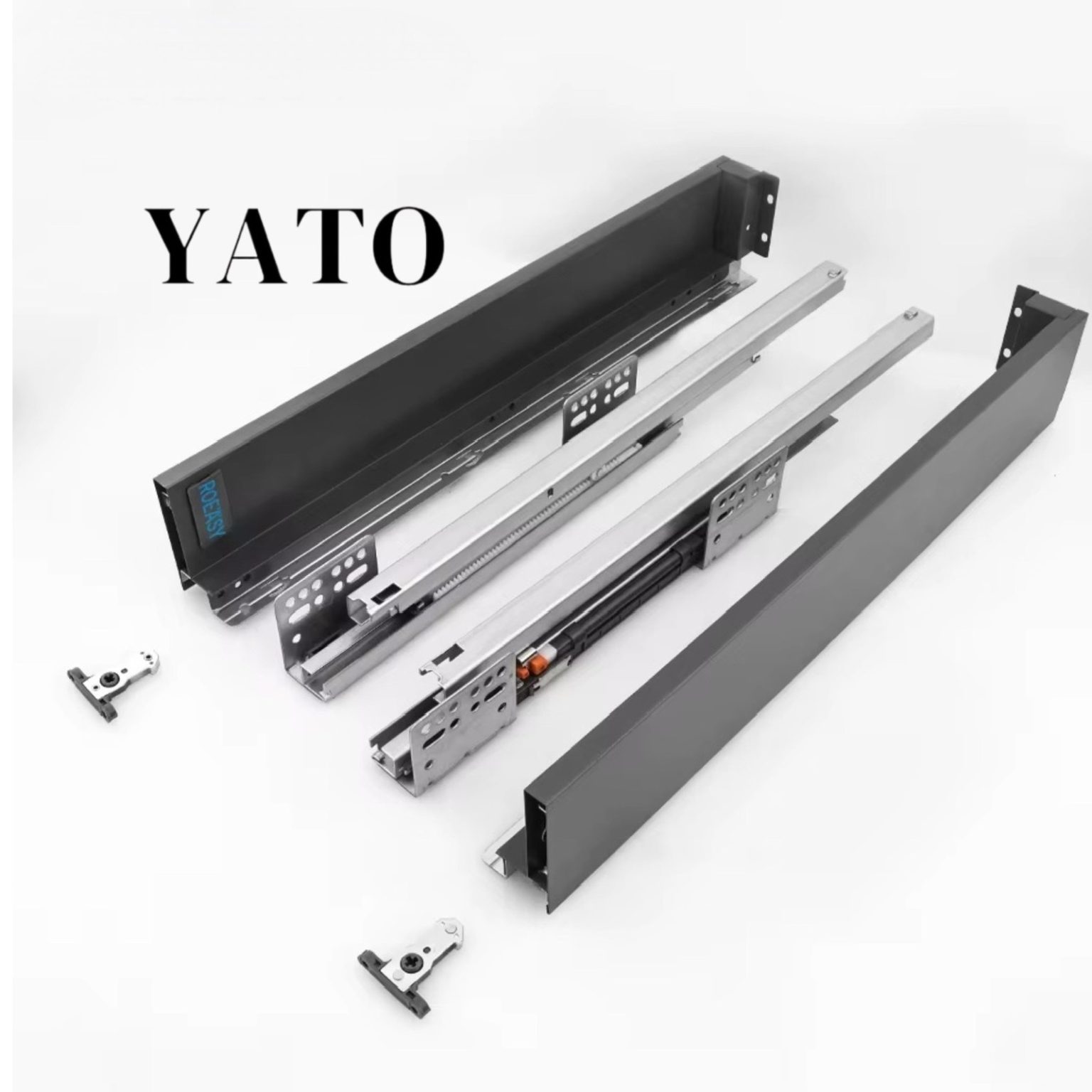 Box Lateral Metalico H:84/500MM + Rieles C/LENTO YATO - JP Herrajes y ...