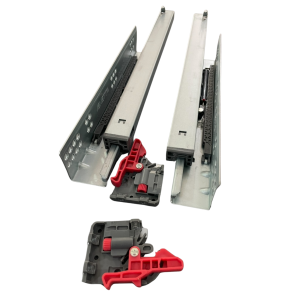 Riel montaje bajo 35 cms PESADO 45 kilos cierre lento