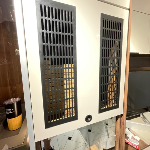 Rejilla de ventilación Negra 500 x 150mm
