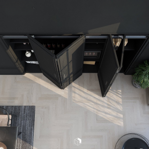 Sistema colgante plegable deslizante con amortiguación SUPREMO ROMETAL