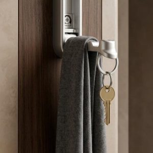 Perchero aluminio satín magnético Q