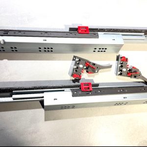 Riel montaje bajo Sincrónico SC Cierre lento 300 MM  HAFELE